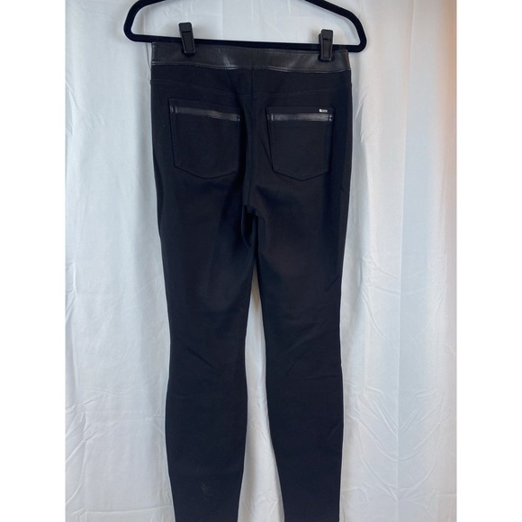 White House Black Market Skinny Leg Faux Leather Front Women's Size‎ 2R Jeggings - Picture 11 of 12